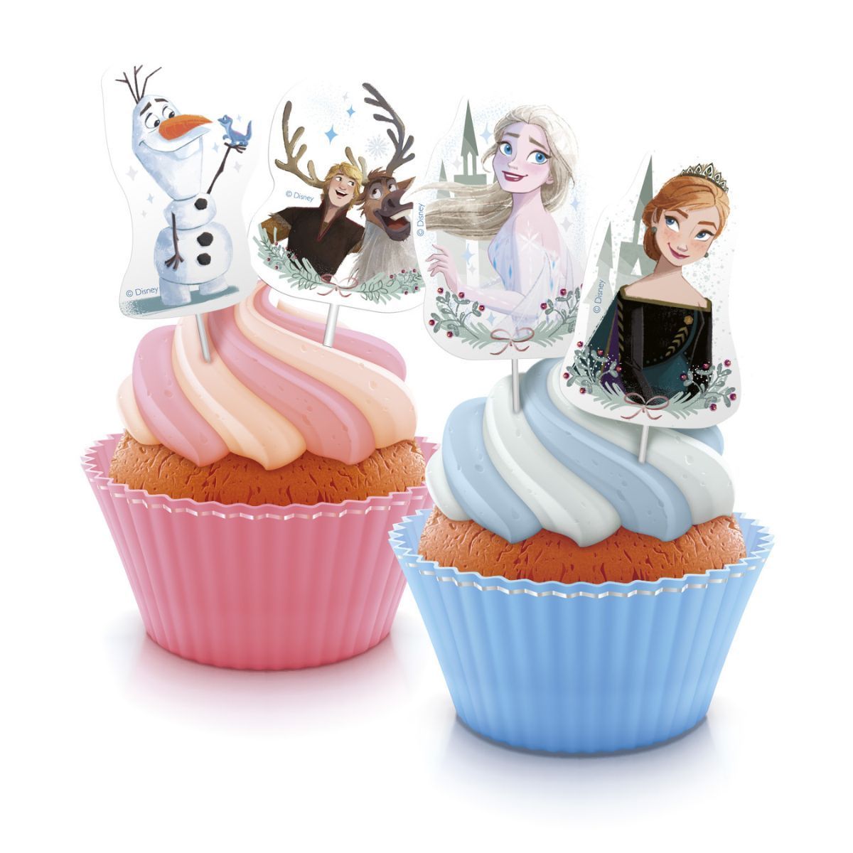 Dekora Disney Frozen Cake Toppers 16τμχ- Σετ 16 τμχ τόπερ Frozen