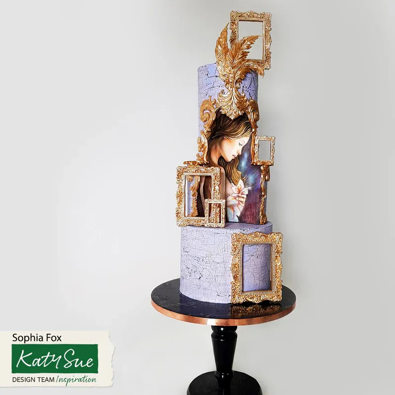 Katy Sue Silicone Mould -SWIRL DESIGN FLOURISHES -Καλούπι Σιλικόνης Περίτεχνων Σχεδίων