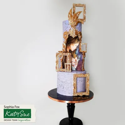 Katy Sue Silicone Mould -SWIRL DESIGN FLOURISHES -Καλούπι Σιλικόνης Περίτεχνων Σχεδίων