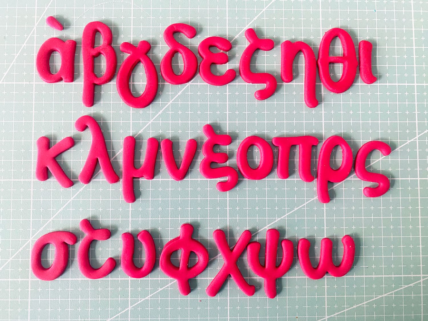 CBS Cutters -Κουπάτ &#39;Ελληνική Γραμματοσειρά&#39; MODERN 3,5εκ -Μικρά