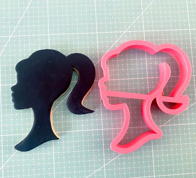 CBS Cutter Barbie Doll Silhouette Κουπάτ Μπάρμπι CBS Cutter Barbie Doll Silhouette Κουπάτ Μπάρμπι