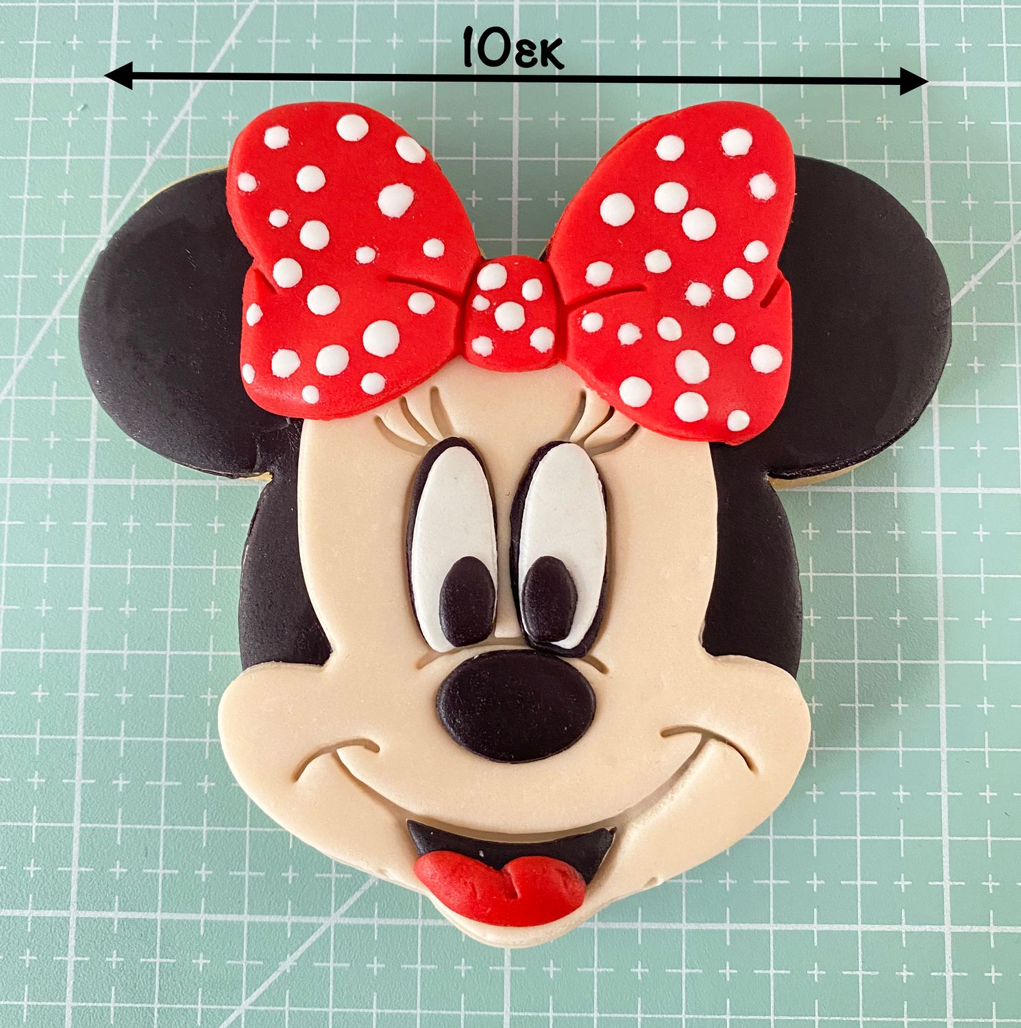 CBS Σετ 10 τμχ κουπάτ MINNIE MOUSE (ΚΕΦΑΛΙ) 8εκ, 9εκ ή 10εκ