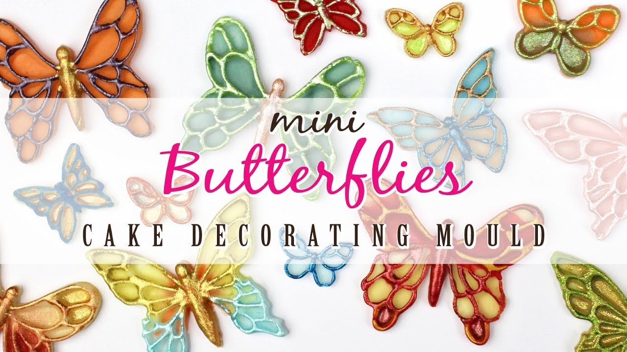 Katy Sue Silicone Mould -MINI BUTTERFLIES - Καλούπι Σιλικόνης Μίνι  Πεταλούδες