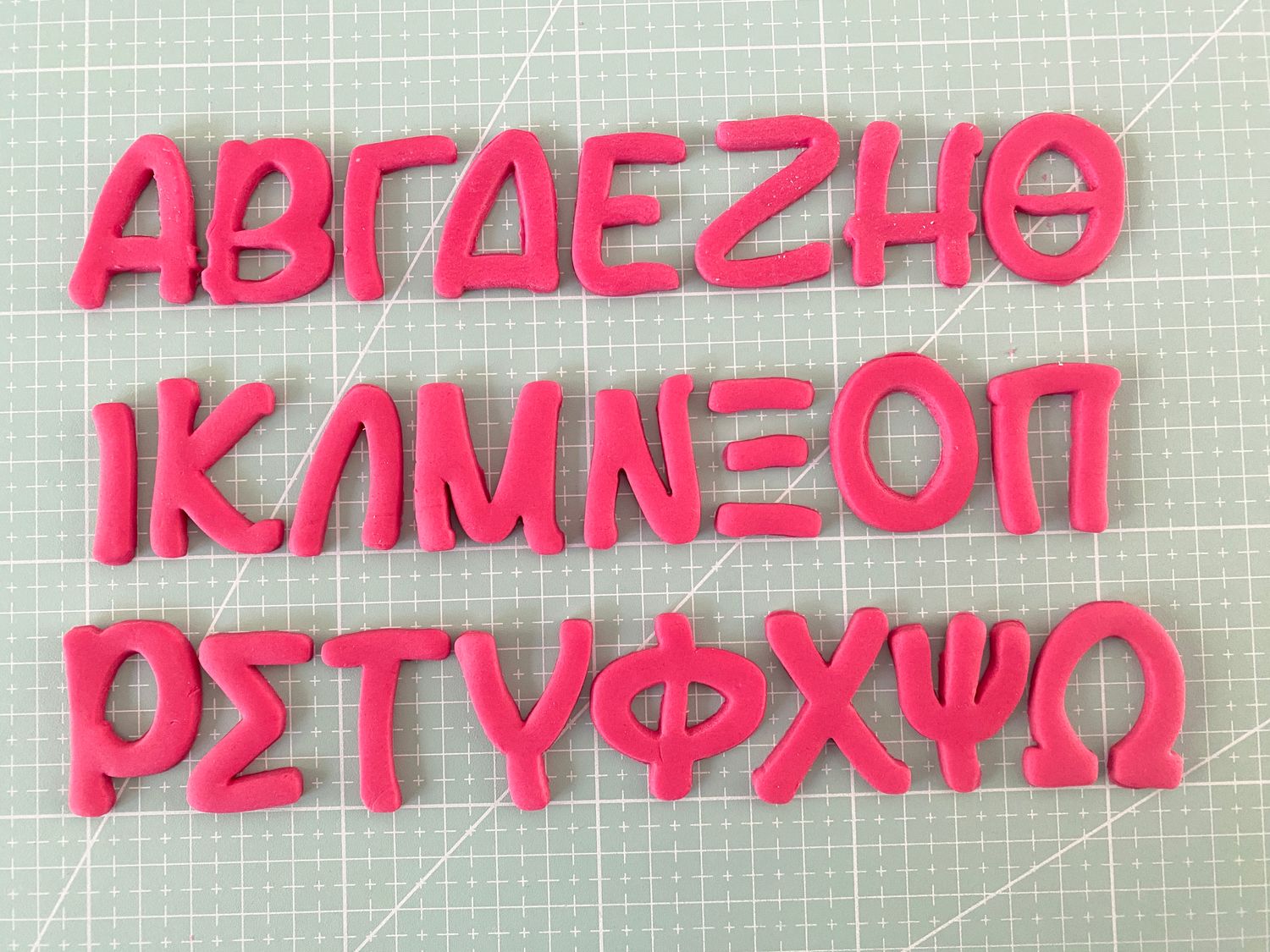 CBS Cutters -ΣΕΤ Κουπάτ &#39;Ελληνική Γραμματοσειρά&#39; &#39;MODERN&#39; -Κεφαλάια &amp; Μικρά (Οι αριθμοί ΔΩΡΟ!)
