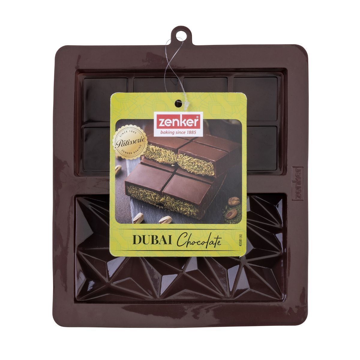 Zenker Silicone Mould - Dubai Chocolate Bar-Καλούπι Σοκολάτας Dubai