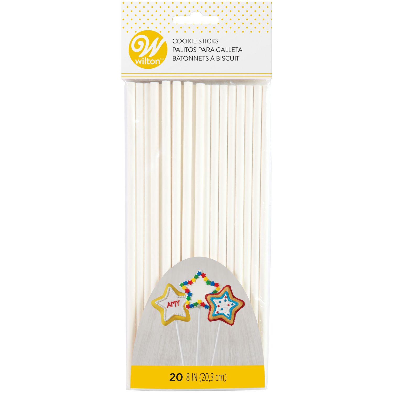 Wilton Lollipop Sticks 20εκ  Χάρτινα Στικάκια 20τμχ
