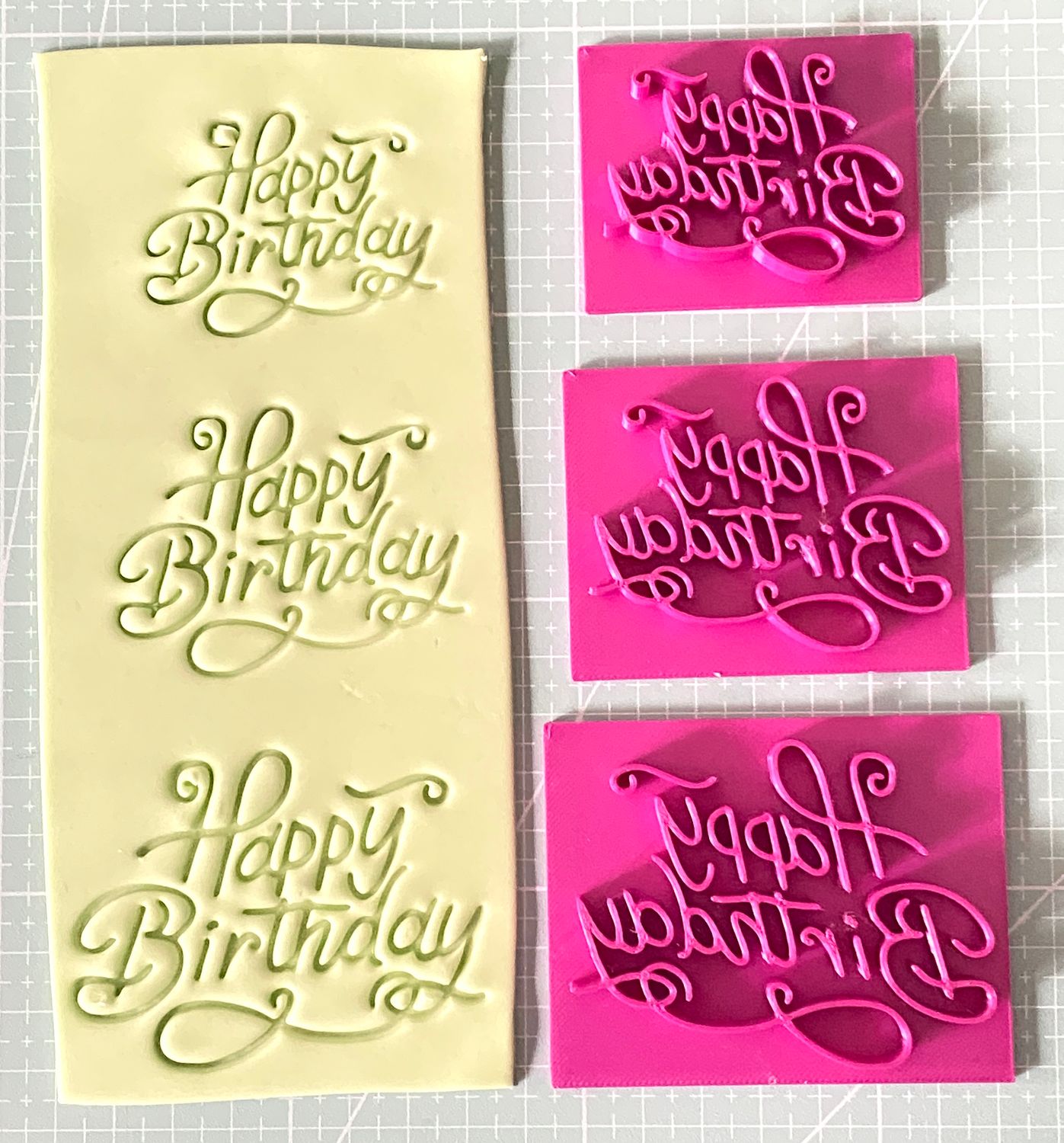 CBS Stamps &#39;Happy Birthday&#39; Σφραγίδα. Σχέδιο 2