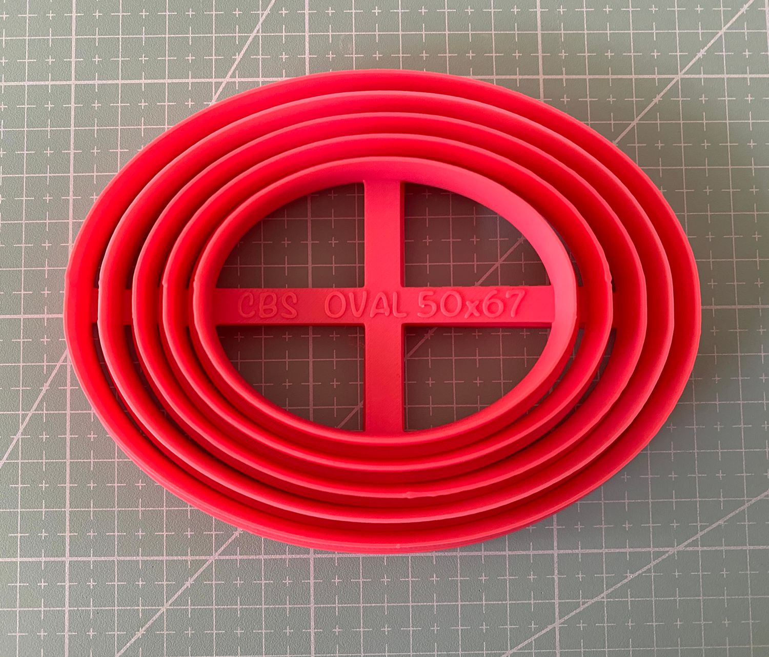 CBS Geo-Cutters -OVAL - Σετ 5 Κουπάτ Οβάλ 5-12cm