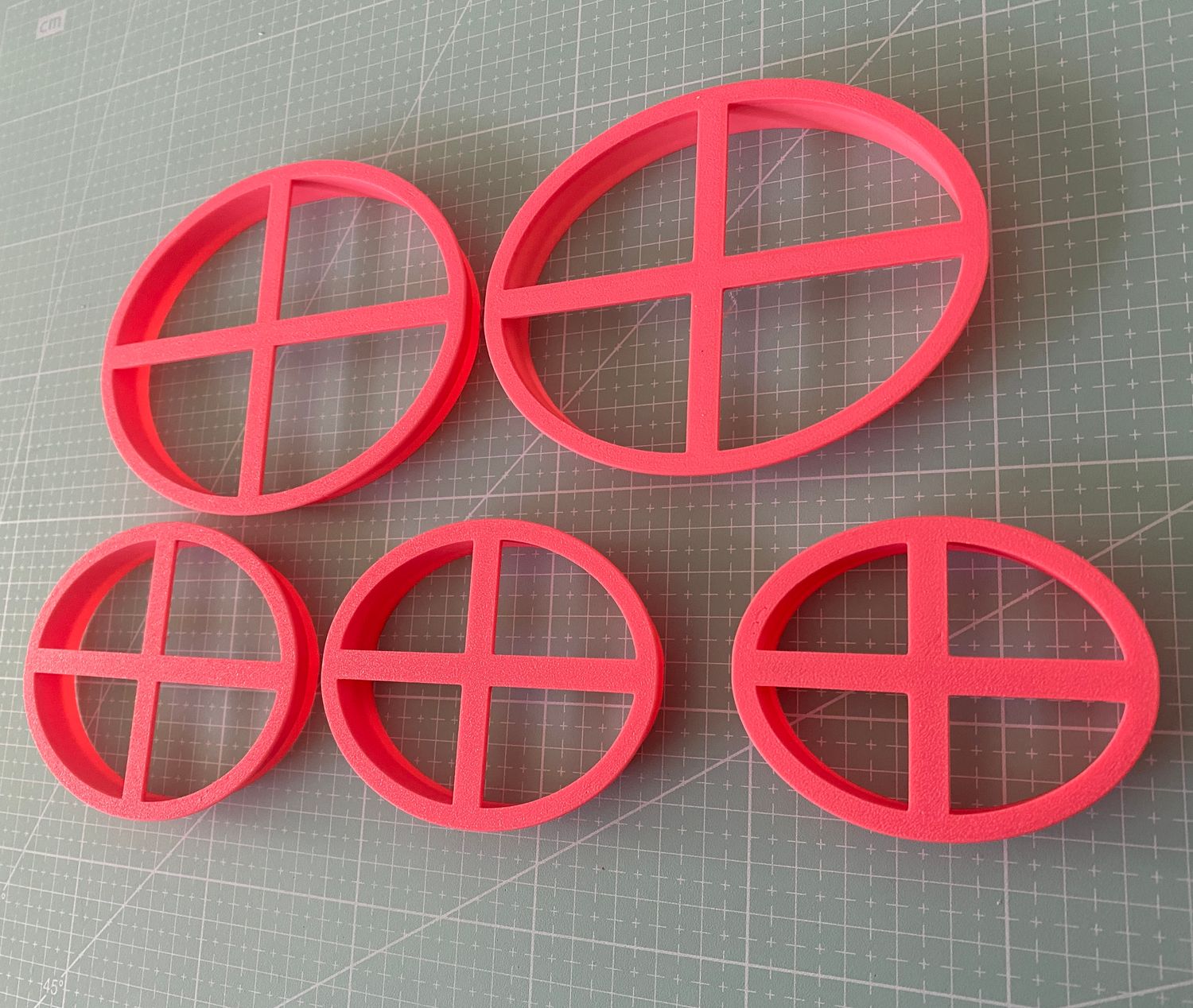 CBS Geo-Cutters -OVAL - Σετ 5 Κουπάτ Οβάλ 5-12cm