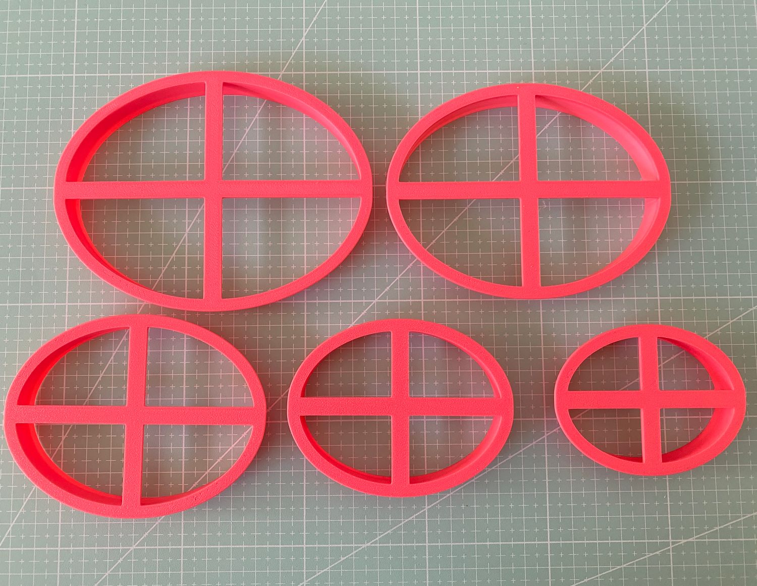 CBS Geo-Cutters -OVAL - Σετ 5 Κουπάτ Οβάλ 5-12cm