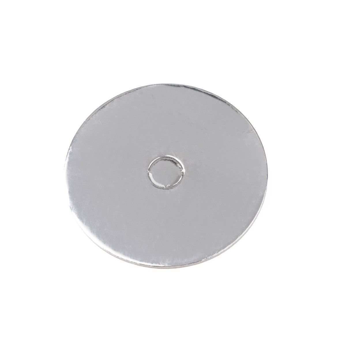 LOYAL Cake Board with Hole - Σκληρός Στρογγυλός Δίσκος ΜΕ ΤΡΥΠΑ 10εκ -10 τμχ