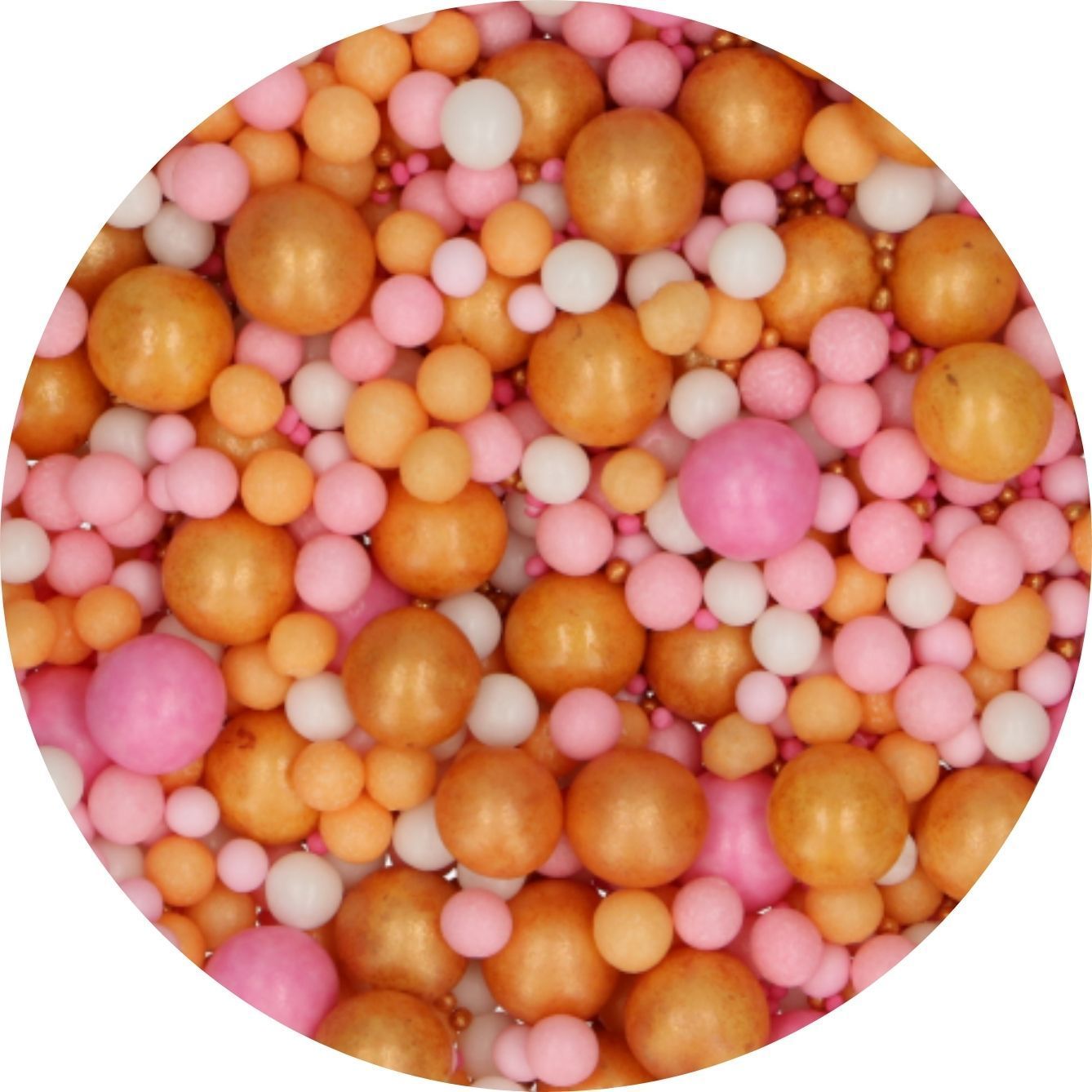 FunCakes Soft Pearls Mix SUMMER SUNSET 80g-Μαλακές Πέρλες mix