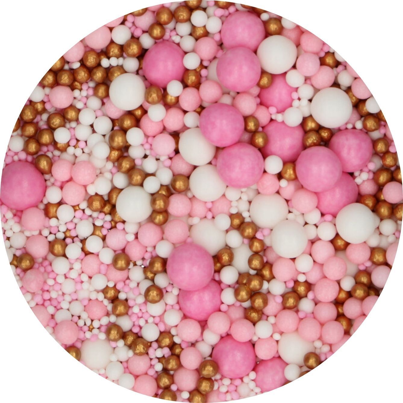 FunCakes Soft Pearls Mix PINK CELEBRATION 80g-Μαλακές Πέρλες mix