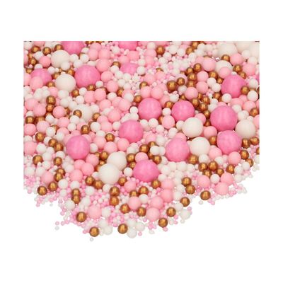 FunCakes Soft Pearls Mix PINK CELEBRATION 80g-Μαλακές Πέρλες mix