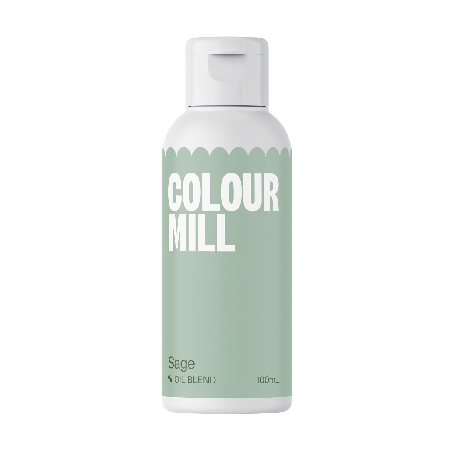 Colour Mill Oil Based Gel Colour - SAGE 100ml - Χρώμα Σοκολάτας σε Τζελ Πράσινο του Φασκόμηλου