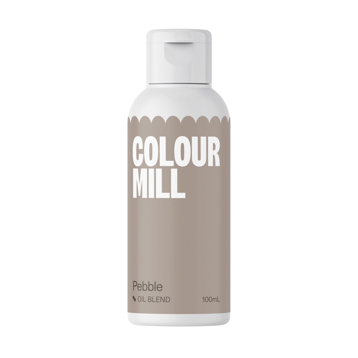 Colour Mill Oil Based Gel Colour - PEBBLE 100ml - Χρώμα Σοκολάτας σε Τζελ Γκρι/ Μπεζ