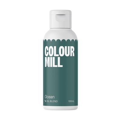 Colour Mill Oil Based Gel Colour - OCEAN 100ml - Χρώμα Σοκολάτας σε Τζελ Μπλέ/ Πράσινο του Ωκεανού