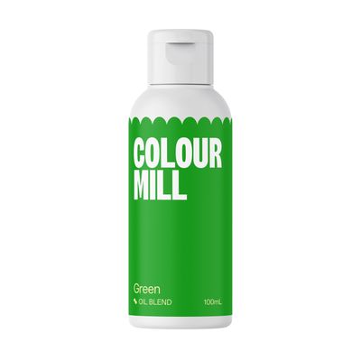 Colour Mill Oil Based Gel Colour - GREEN 100ml - Χρώμα Σοκολάτας σε Τζελ Πράσινο