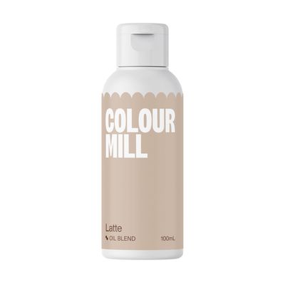 Colour Mill Oil Based Gel Colour - LATTE 100ml - Χρώμα Σοκολάτας σε Τζελ Μπεζ/Λάτε
