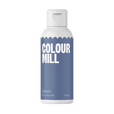 Colour Mill Oil Based Gel Colour - DENIM 100ml - Χρώμα Σοκολάτας σε Τζελ Μπλε Ντενίμ