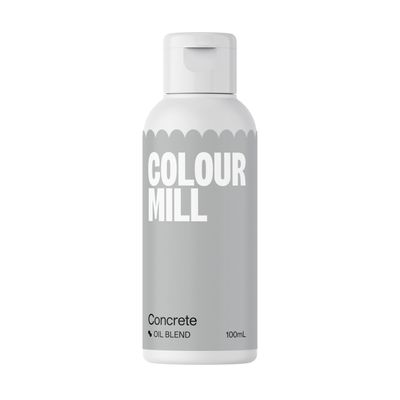 Colour Mill Oil Based Gel Colour - CONCRETE 100ml - Χρώμα Σοκολάτας σε Τζελ Ανοιχτό Γκρι