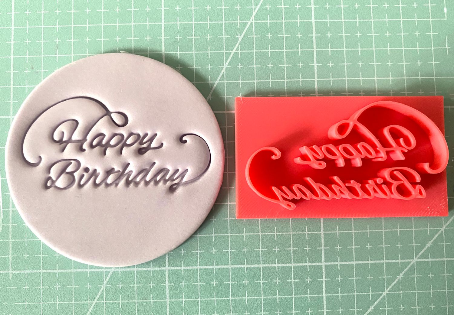 CBS Stamps &#39;Happy Birthday&#39; Σφραγίδα. Σχέδιο 1