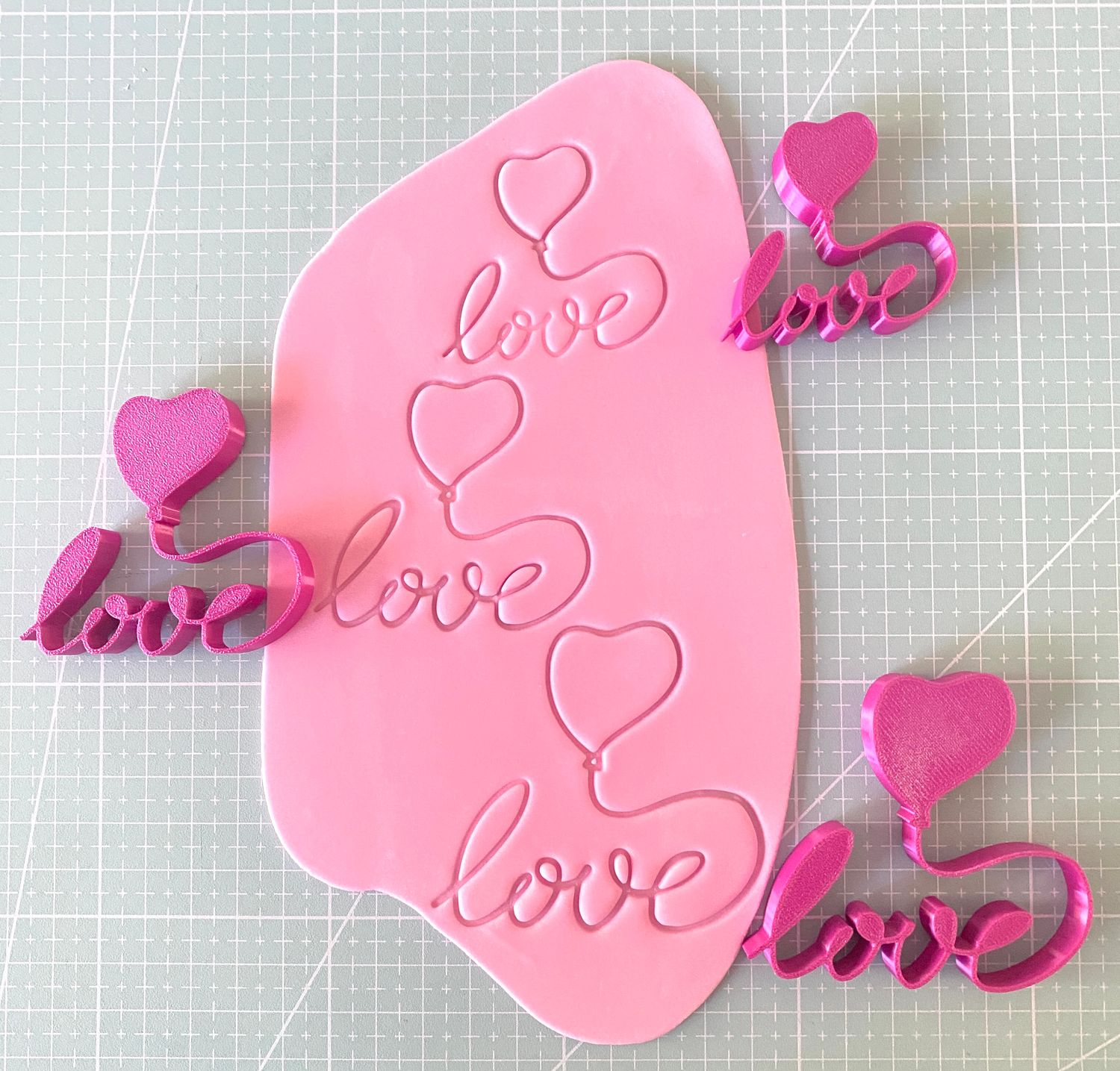 CBS Stamps &#39;Love&#39; Σφραγίδα. Σχέδιο 1-  Σφραγίδα Αγάπη
