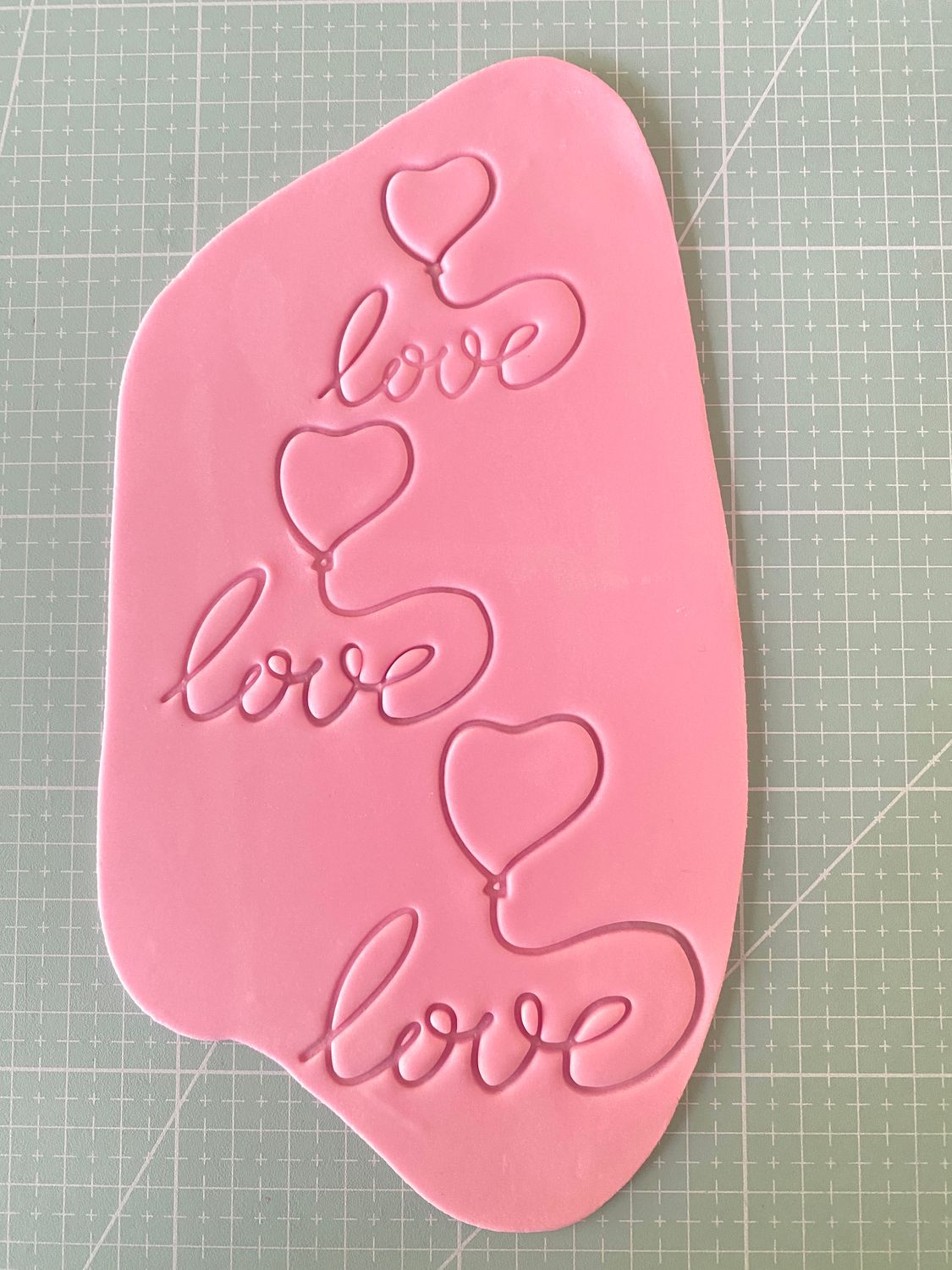 CBS Stamps &#39;Love&#39; Σφραγίδα. Σχέδιο 1-  Σφραγίδα Αγάπη