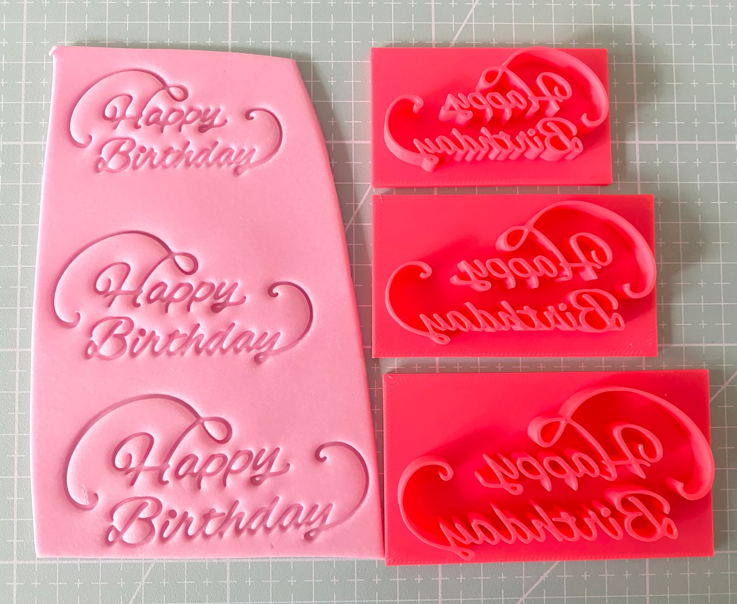 CBS Stamps &#39;Happy Birthday&#39; Σφραγίδα. Σχέδιο 1