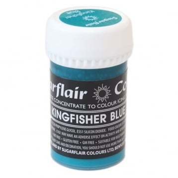 Sugarflair Paste Colours -KINGFISHER BLUE -Χρώμα σε Πάστα -Μπλε Αλκυόνας 25γρ