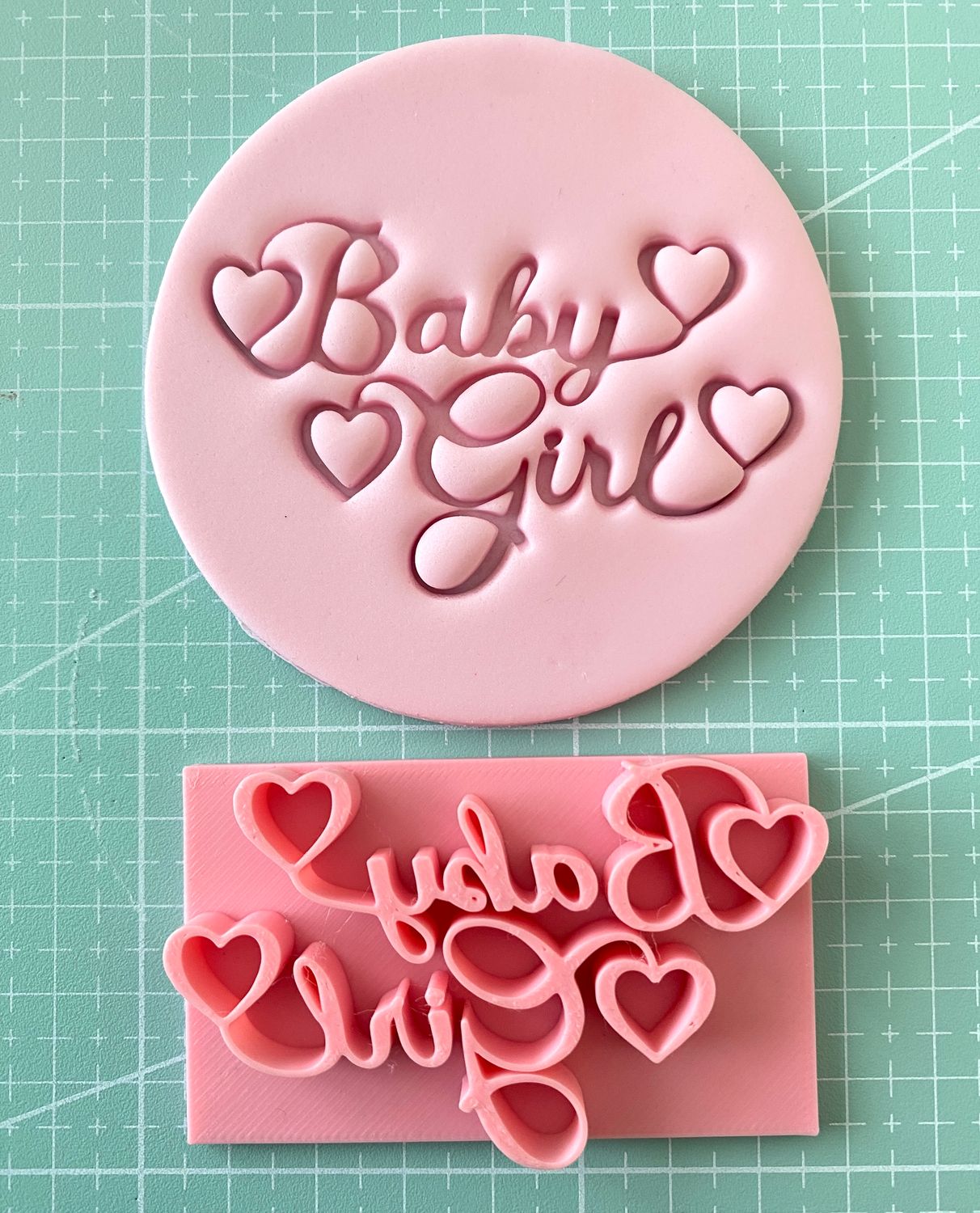 CBS Stamps Σφραγίδα  &#39;&#39;Baby Girl&#39;&#39; Σχέδιο 1