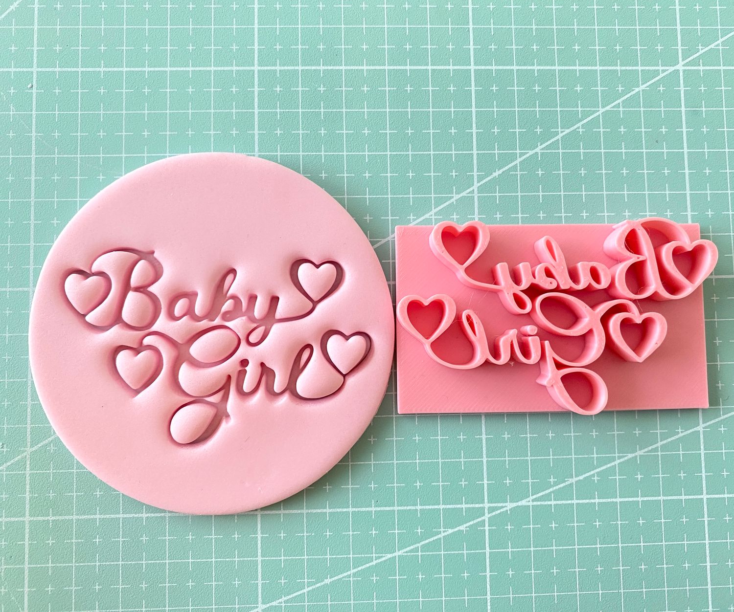 CBS Stamps Σφραγίδα  &#39;&#39;Baby Girl&#39;&#39; Σχέδιο 1