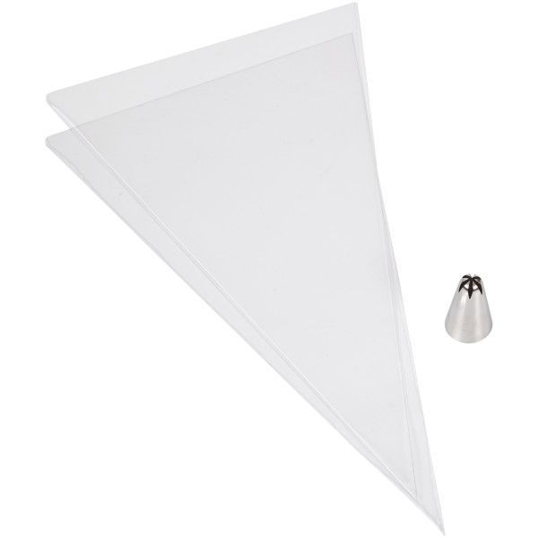 WILTON Decorating Set Tip 2D Drop Flower 3τμχ-Σετ διακόσμησης Λουλούδι