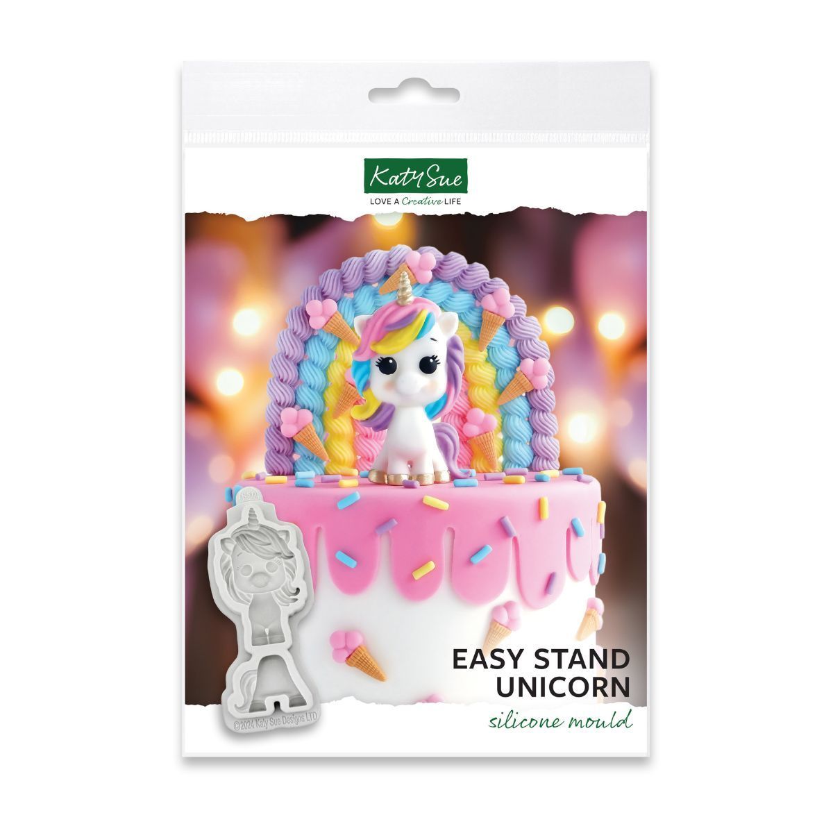Katy Sue Silicone Mould -EASY STAND UNICORN- Μονόκερος