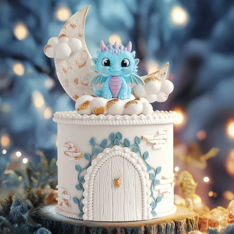 Katy Sue Silicone Mould -EASY STAND DRAGON-Καλούπι Δράκος
