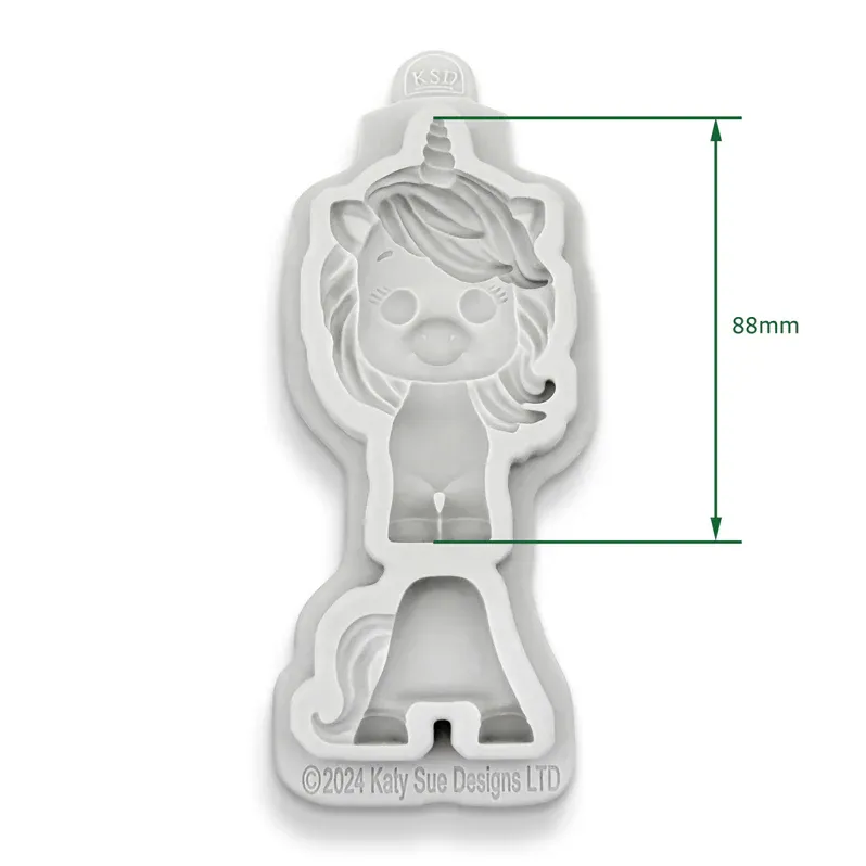 Katy Sue Silicone Mould -EASY STAND UNICORN- Μονόκερος