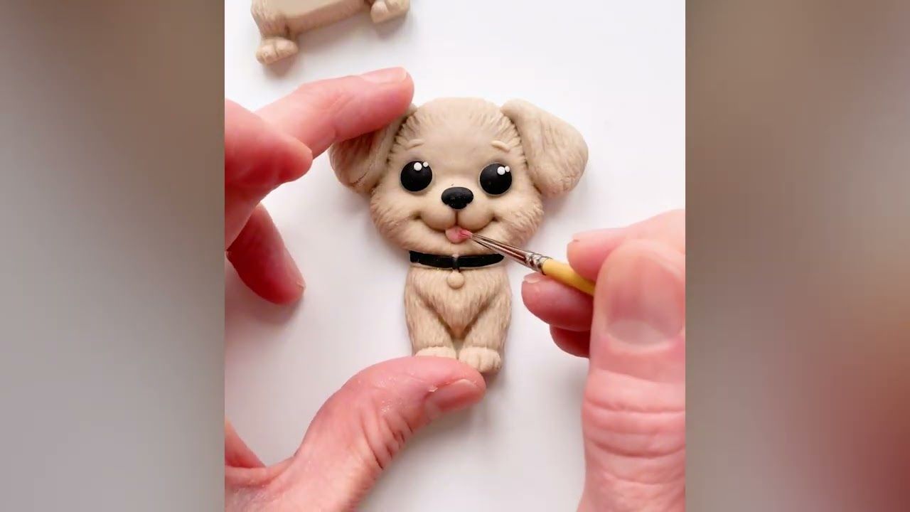 Katy Sue Silicone Mould -EASY STAND DOG -Σκυλάκι που στέκεται