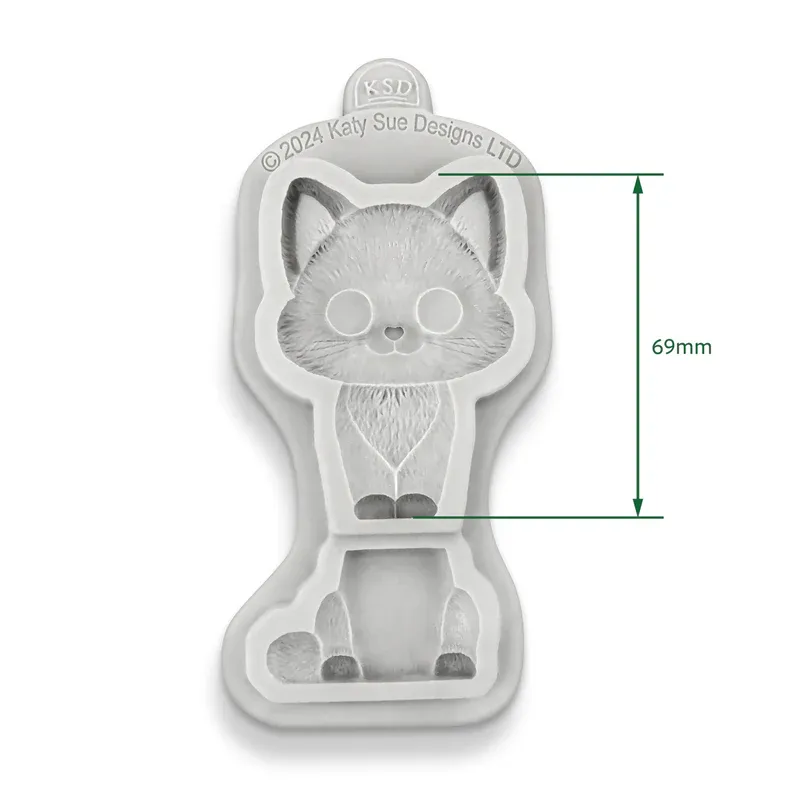 Katy Sue Silicone Mould -EASY STAND CAT -Γάτα