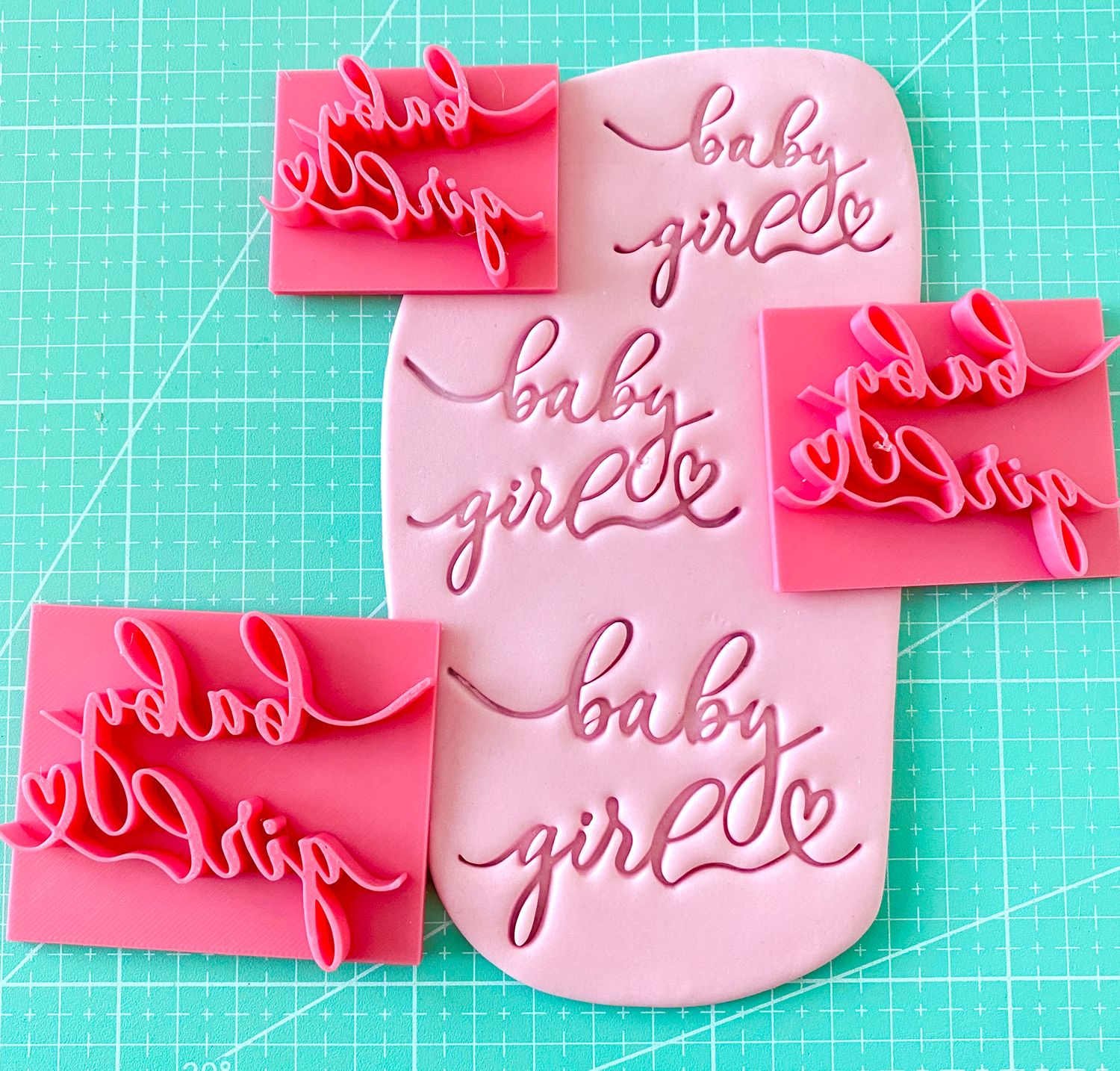 CBS Stamps Σφραγίδα  &#39;&#39;Baby Girl&#39;&#39; Σχέδιο 2