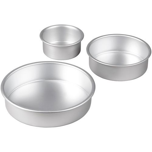 Wilton Baking Pans -TIERED TRIO ROUND PAN SET/3