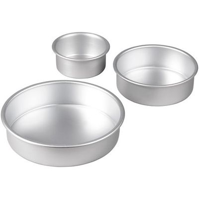 Wilton Baking Pans -TIERED TRIO ROUND PAN SET/3