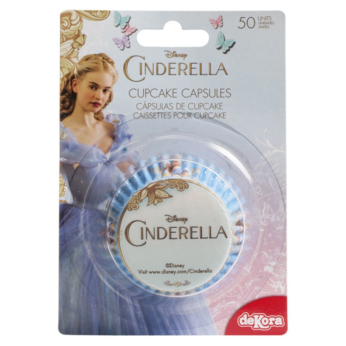 Cupcake Cases -CINDERELLA (DISNEY) -Θήκες Ψησίματος 50τεμ