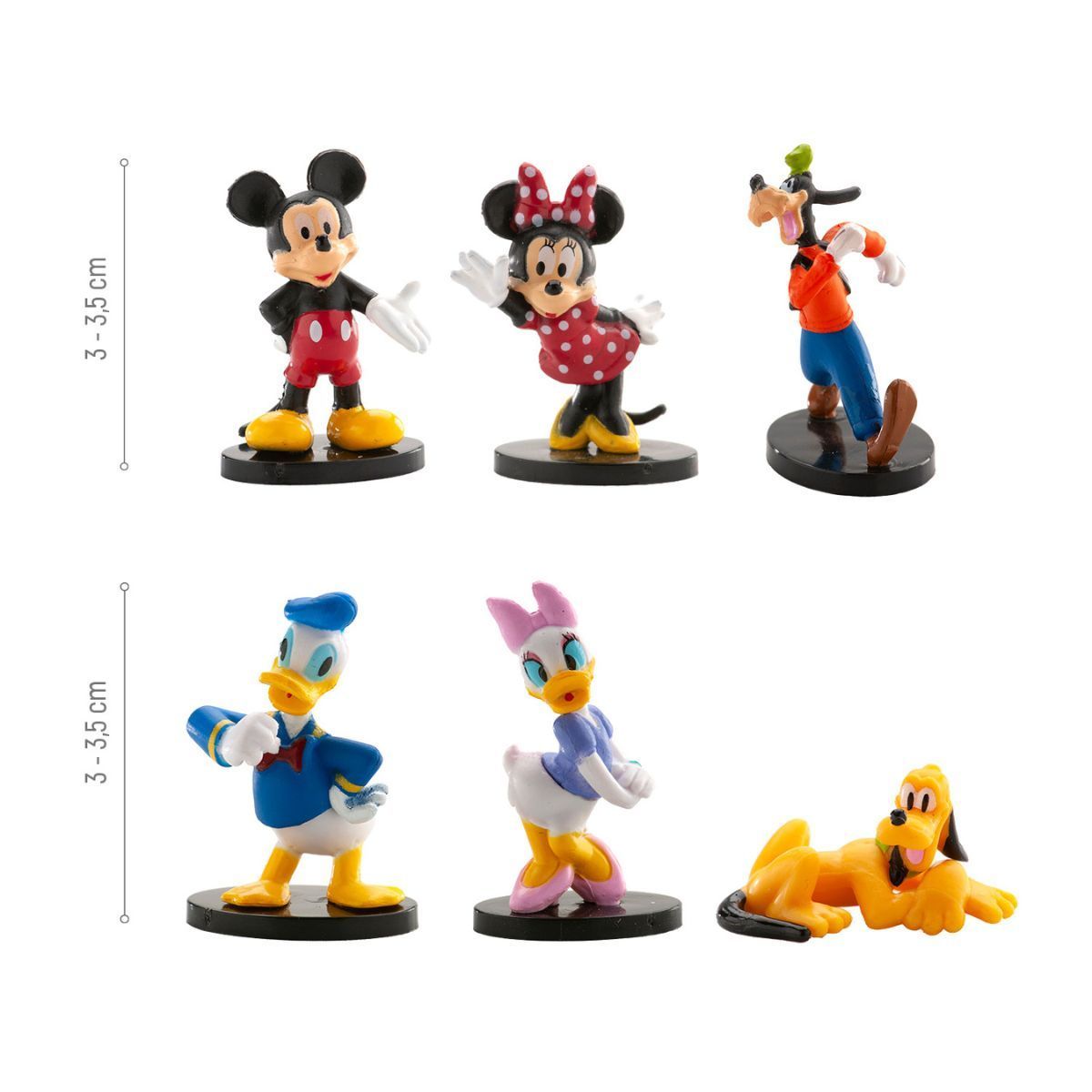 Disney Mickey Friends Cake Toppers 6τμχ