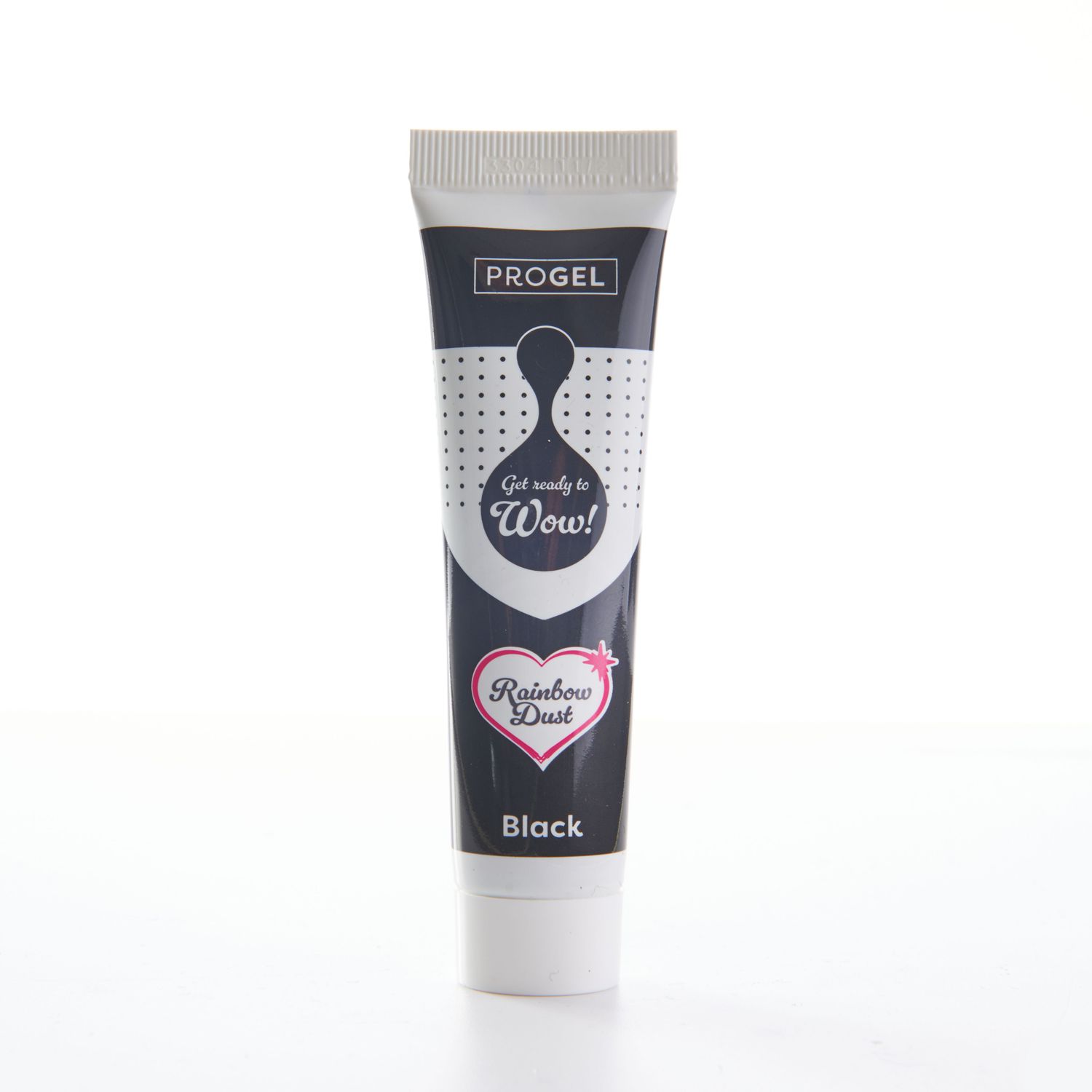 Rainbow Dust ProGel® -BLACK -Χρώμα Τζελ Μαύρο 25γρ