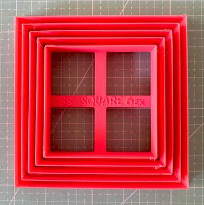 CBS Geo-Cutters -SQUARES -Σετ 5 Κουπάτ Τετράγωνα
