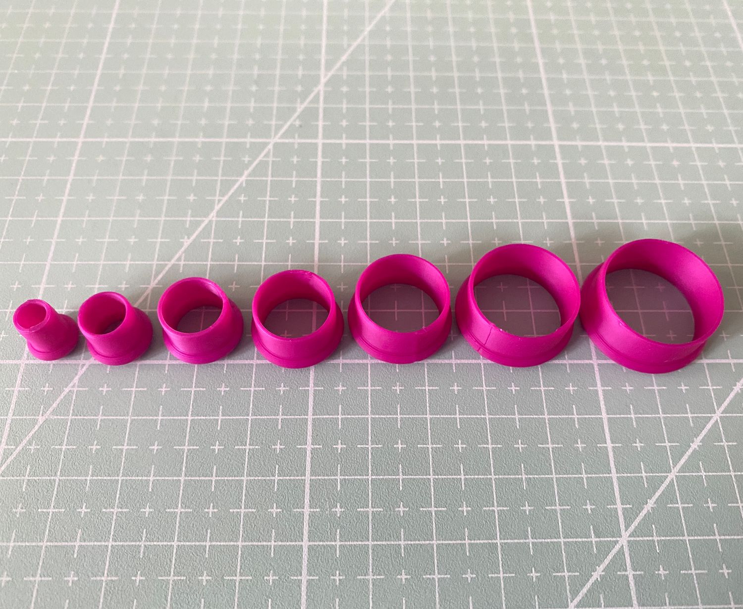 CBS Geo-Cutters -ROUND/CIRCLES - Σετ 7 Κουπάτ Στρογγυλά/Κύκλοι 0.5-2εκ