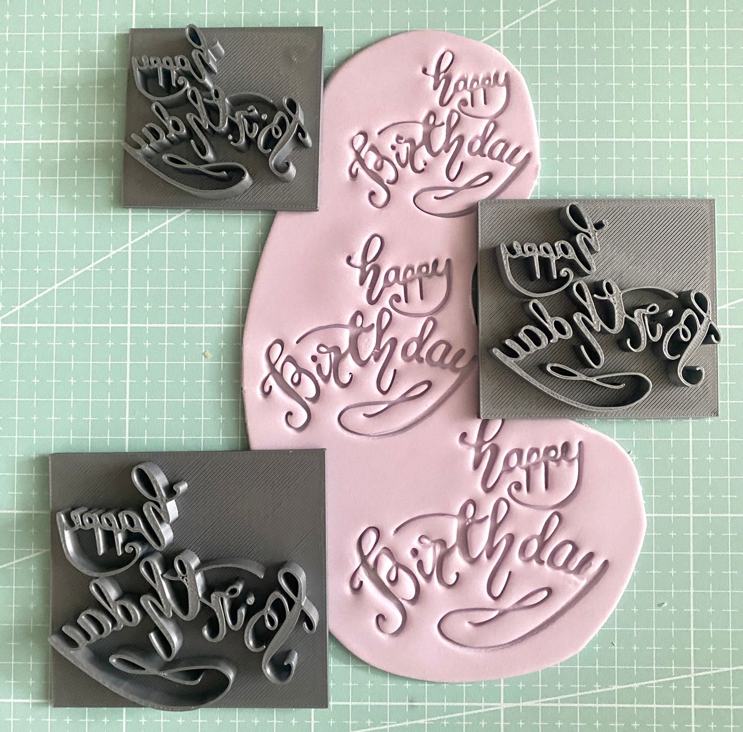 CBS Stamps &#39;Happy Birthday&#39; Σφραγίδα. Σχέδιο 4