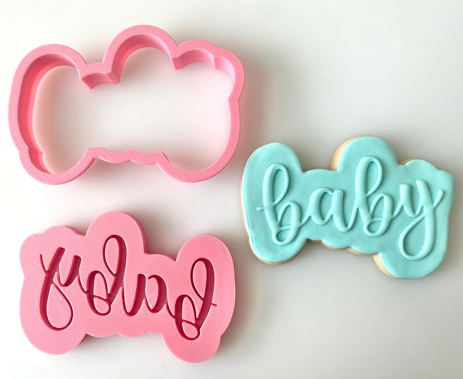 CBS Stamp &amp; Cutter &#39;BABY &#39; Κουπάτ &amp; Σφραγίδα 9εκ, 10εκ, 11εκ