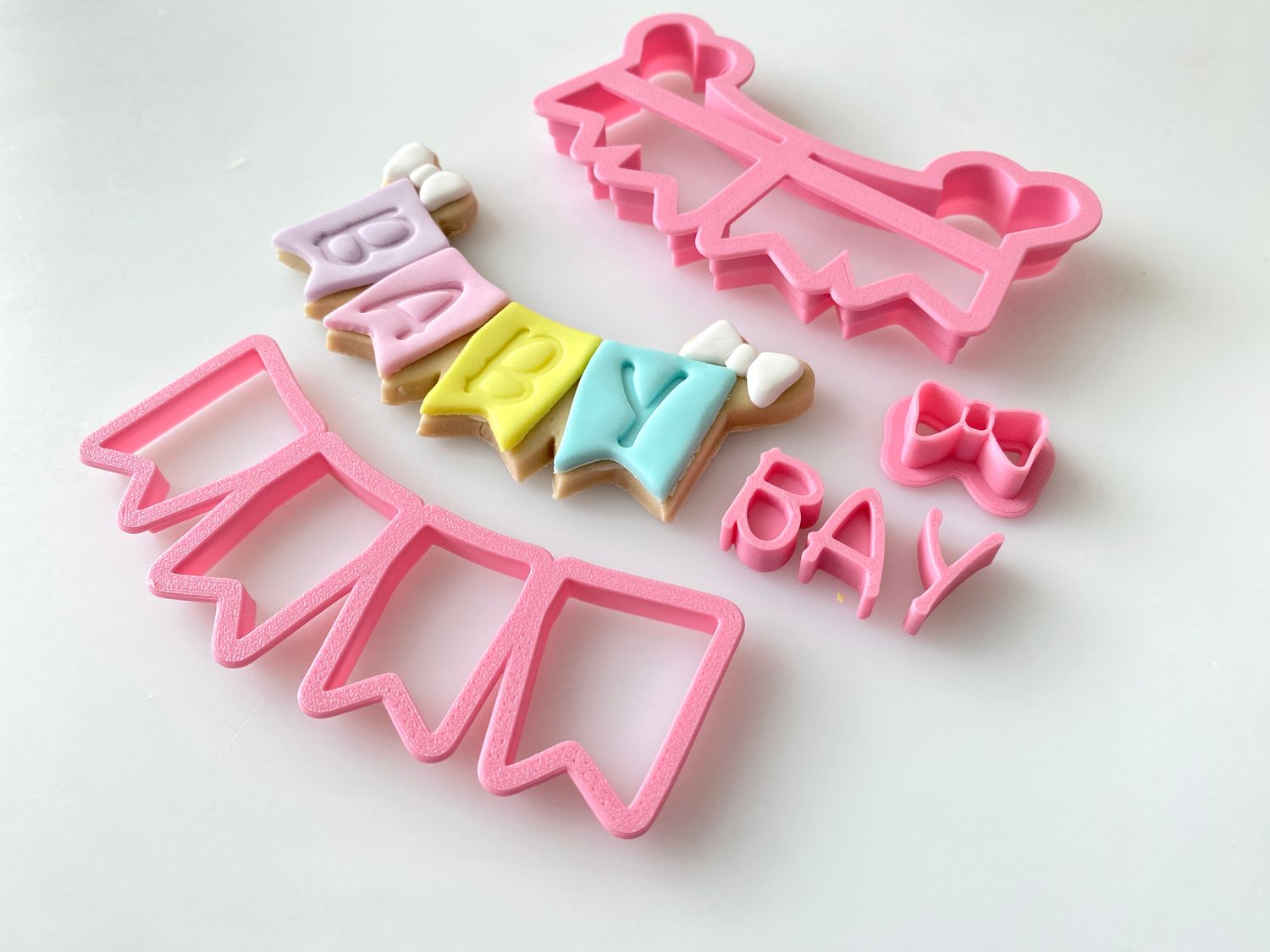 CBS Σετ 6 τμχ κουπάτ  BABY BUNTING 10εκ, 11εκ, 12εκ