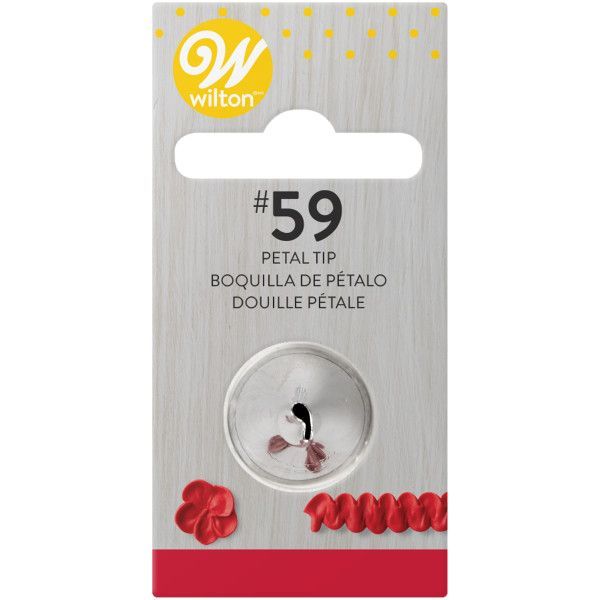 WILTON Nozzle -PETAL No.59 - Μύτη Κορνέ Αστέρι